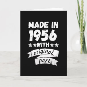 Carte fabriqués en 1956 avec pièces d'origine,