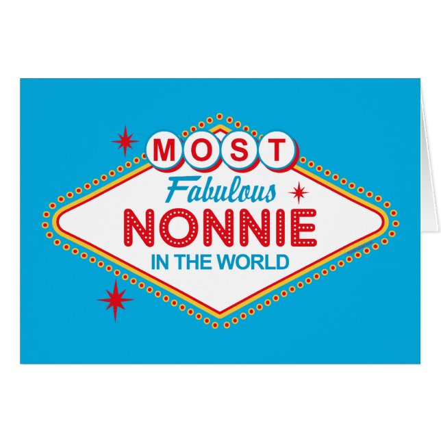 Carte fabuleuse de Las Vegas Nonnie (Devant horizontal)