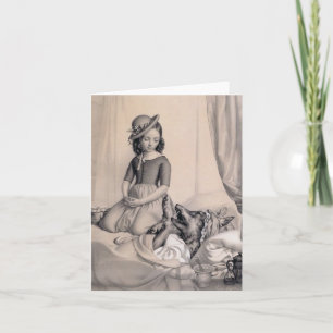 Carte Fabulous Little Red Riding Hood Card