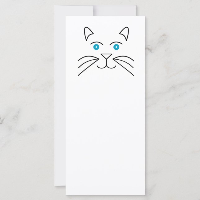 Carte Face de chat (Devant)