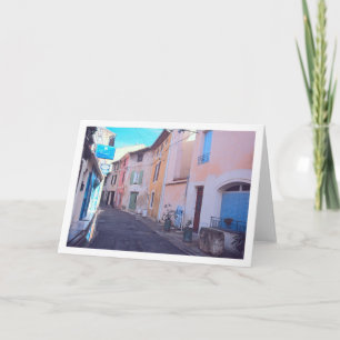 CARTE "FAÇONS DE BÂTIMENT COLORÉ SUR LA RUE EUROPÉENNE"