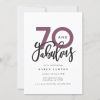 Faire 70 look bon anniversaire moderne
