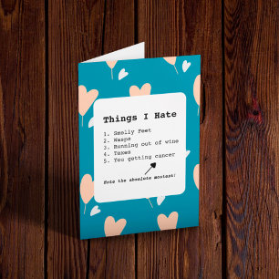 Carte Faire face au cancer