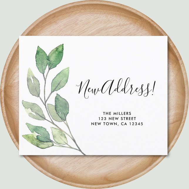 Carte Faire-part de déplacement de nouvelle adress (Créateur téléchargé)