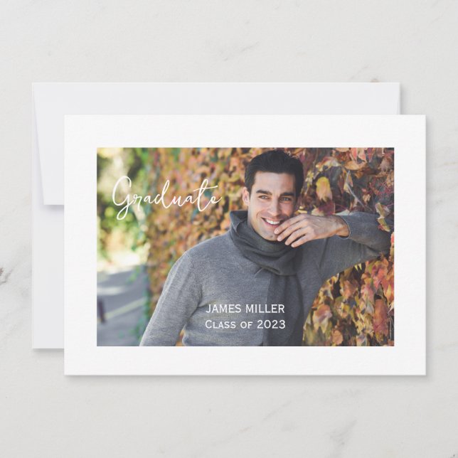 Carte Faire-part de diplôme (Devant)