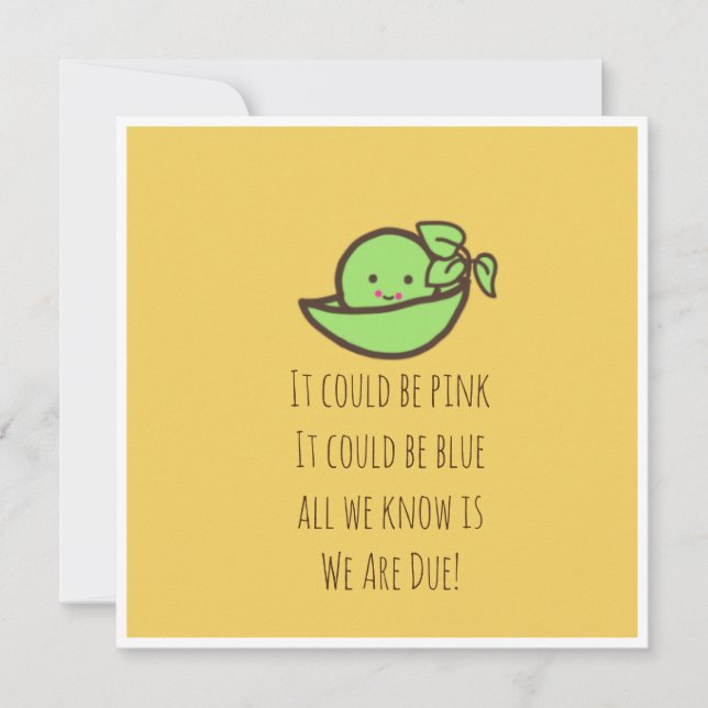 Carte faire-part de grossesse (Devant)