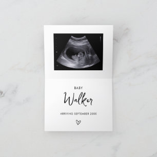 Carte Faire-part de grossesse Ultrasound Bonjour