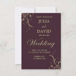 Carte faire-part de mariage