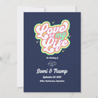 Carte faire-part de mariage