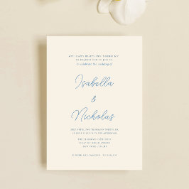 carte faire-part de mariage modèle numérique crème