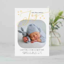 Carte Faire-part de naissance de Noël Joie