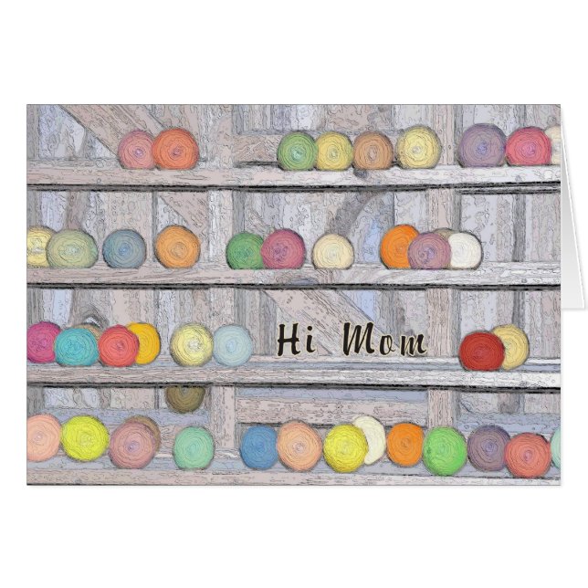 Carte, Faire-part, Nouvelle fille bébé à maman (Devant horizontal)