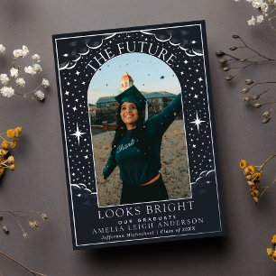 Carte Faire-part photo Elegant Tarot Graduation