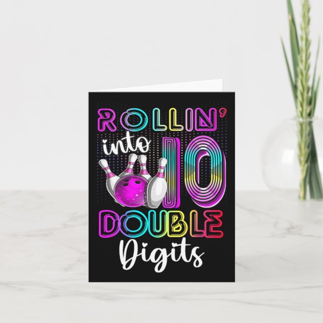 Carte Faire son entrée dans les 10 chiffres doubles 10e  (Devant)