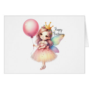 Carte Fairy Birday Card