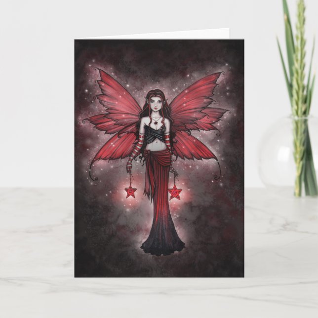 Carte Fairy Crimson Star Christmas (Devant)