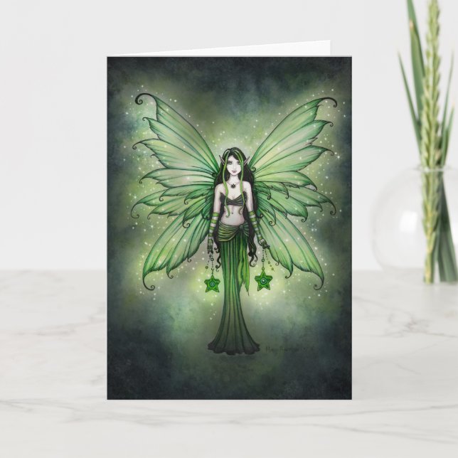 Carte Fairy Emerald Star Christmas (Devant)