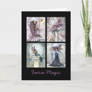 Carte Fairy Féerie magique Carte de voeux