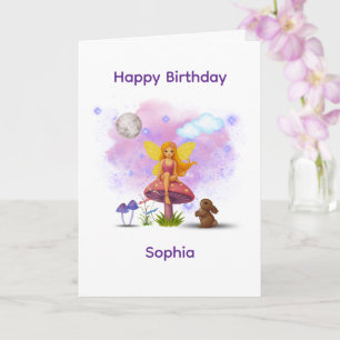 Carte Fairy Garden Birthday Card