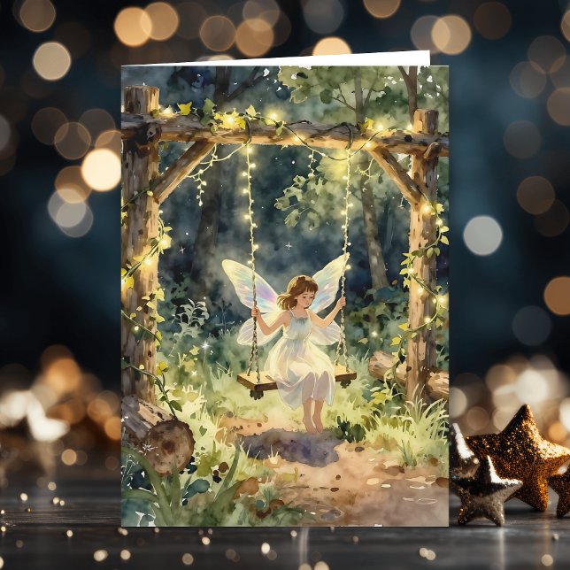 Carte Fairy Themed Girl's Birthday (Créateur téléchargé)