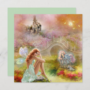 Carte Fairy & Unicorn Fairytale Castle
