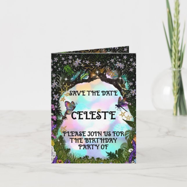 Carte Fairy Whimsical Forest of Magic (Devant)