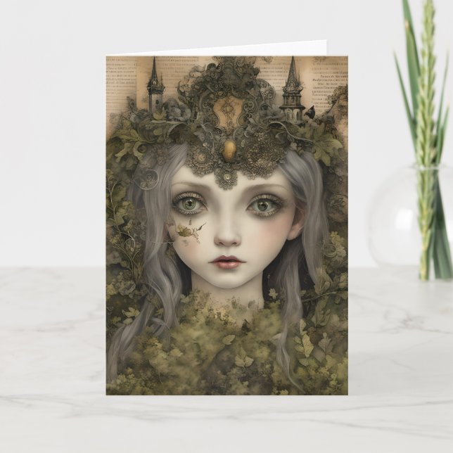 Carte Fairytale Moss Princess (Devant)
