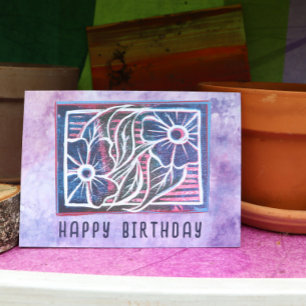 Carte Faisée violette