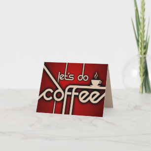 Carte faisons du café !