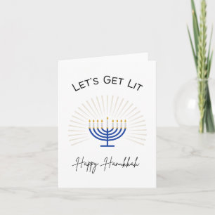 Carte Faisons Lit - Happy Hanoukka - Pun