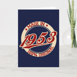 Carte Fait En 1953