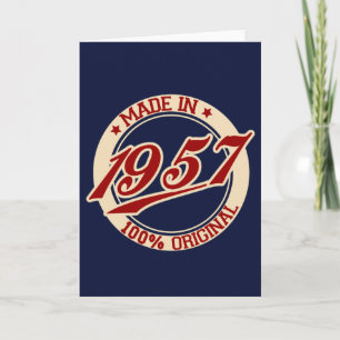 Carte Fait En 1957