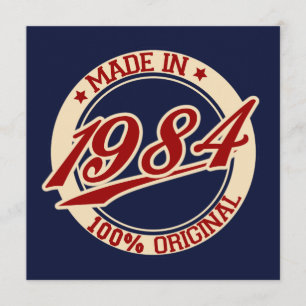 Carte Fait En 1984