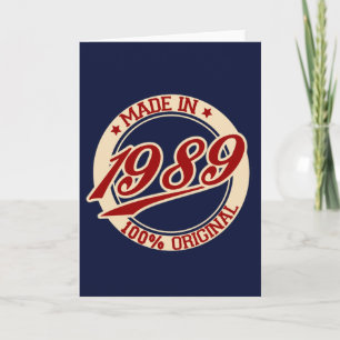 Carte Fait En 1989