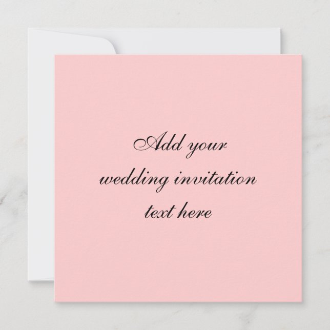 Carte faite sur commande de faire-part de mariage (Devant)