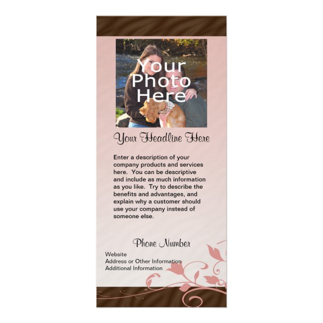 Carte faite sur commande de support de photo, (Devant)