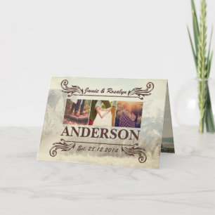 Carte Faites à votre propre hanche le rétro collage de