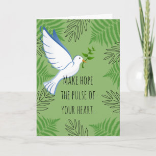Carte Faites de l'espoir le pouls de votre coeur La colo