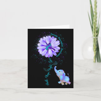 Carte Faith Hope Fight Love Suicide Prévention Sensibili