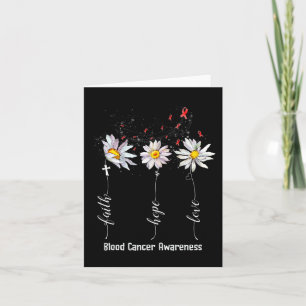 Carte Faith Hope Love Blood Cancer Awareness Flower Gif