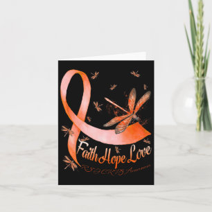 Carte Faith Hope Love Rsd Crps Sensibilisation Dragonfly
