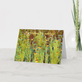 Carte Faith Joyeux Anniversaire Bénédictions Verset Bibl