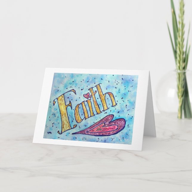 Carte Faith Note (Devant)