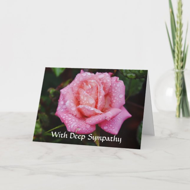 Carte Faith Rose Rose (Devant)
