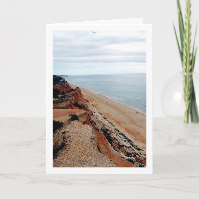 Carte Falaise de plage portugaise (Devant)