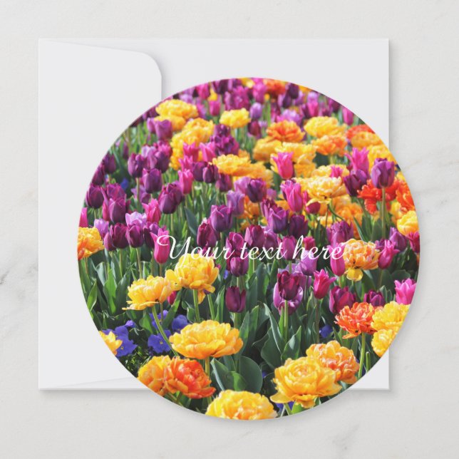 Carte Falln Sunset Floral River (Devant)