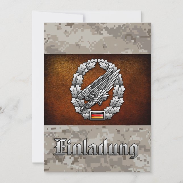 Carte Fallschirmjägertruppe (Devant)