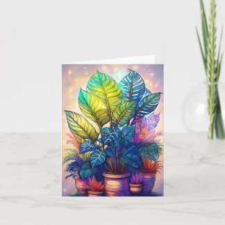 Carte Famille de plantes domestiques