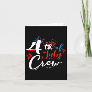 Carte Famille du Feu d'artifice 4 juillet