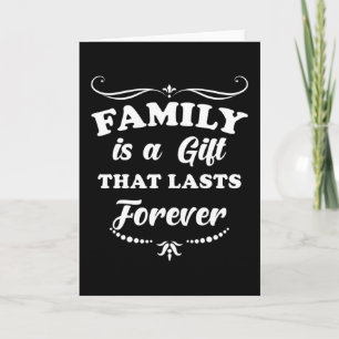 Carte Famille Est Un Cadeau Pour Les Familles Qui Dit